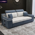 Sofa bed foldable dual-purpose pull-out multi-functional modern for home small apartment double slot living room technology cloth sofa