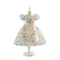 New arrival: girls' printed chiffon bowknot tutu dress - perfect for little misses! (cross-border e-commerce)