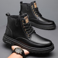 2024autumnew arrivalretrobootsmen's high-top britisheasiest for match slip-on casuallong high-end workwear boots