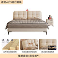 Solid wood bed double1.8x 2m master bedroom king bed modern casual small apartment 1.5m for home1.2m single bed frame