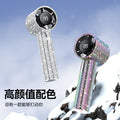Amazon's best-selling diamond-filled high-speed small fan 199-speed violent turbine diamond handheld digital display small wind cannon cross-border