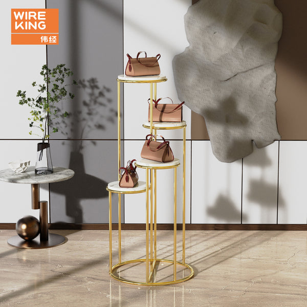 Customized leather bag display stand Women's handbag Nakajima display stand Accessories display stand Bags shoe store display stand