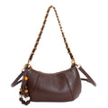 Women's underarm bag 2025 new winter retro niche chain shoulder bag suede high-end crossbody bag