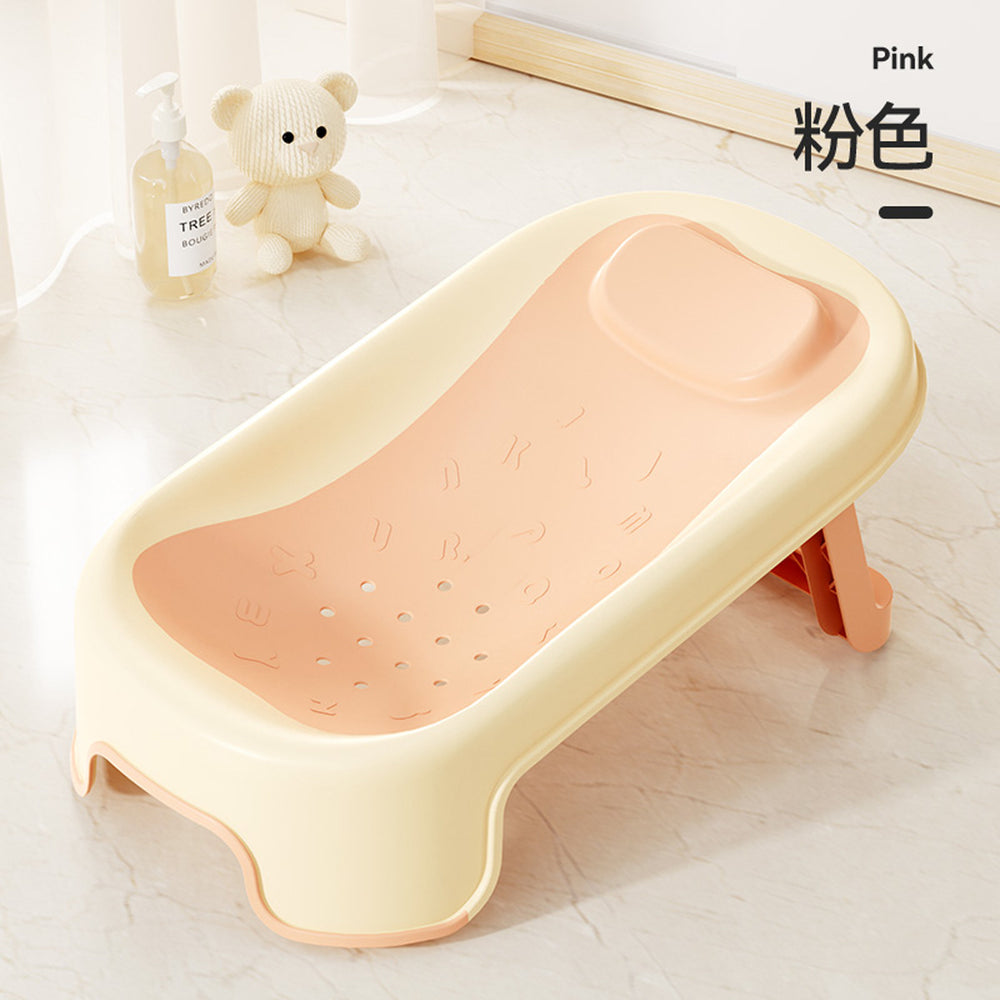 Baby bath support seat - sit & lie down, anti-slip bath pad, newborn bath net, bath mat, bath bed