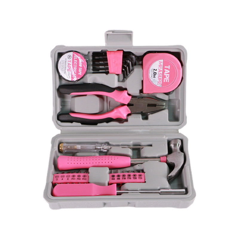 Cross-border popular household hand tool set household multi-functional combination toolbox set car maintenance tool