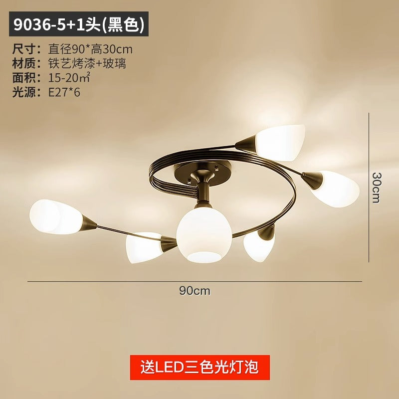 export european style living room chandelier post-modern casual three-head dining room master bedroom for home high-end scandinavian lamps