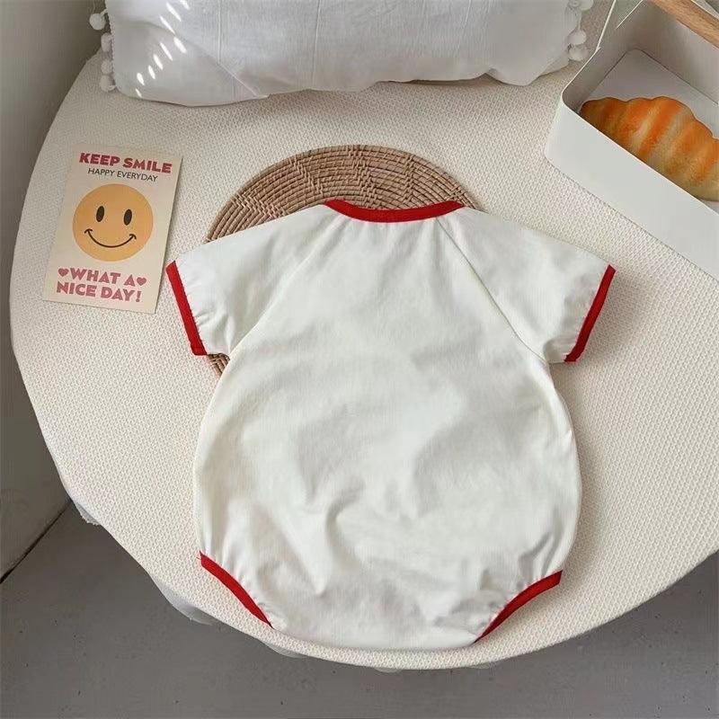 Newborn baby clothes unisex rompers summer outfits crawling suit baby onesies summer thin style infant short sleeve bodysuit