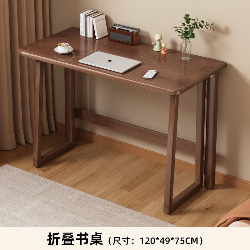 Installation-free foldable desk foldable writing desk small dining table student for home living room bedroom foldable table