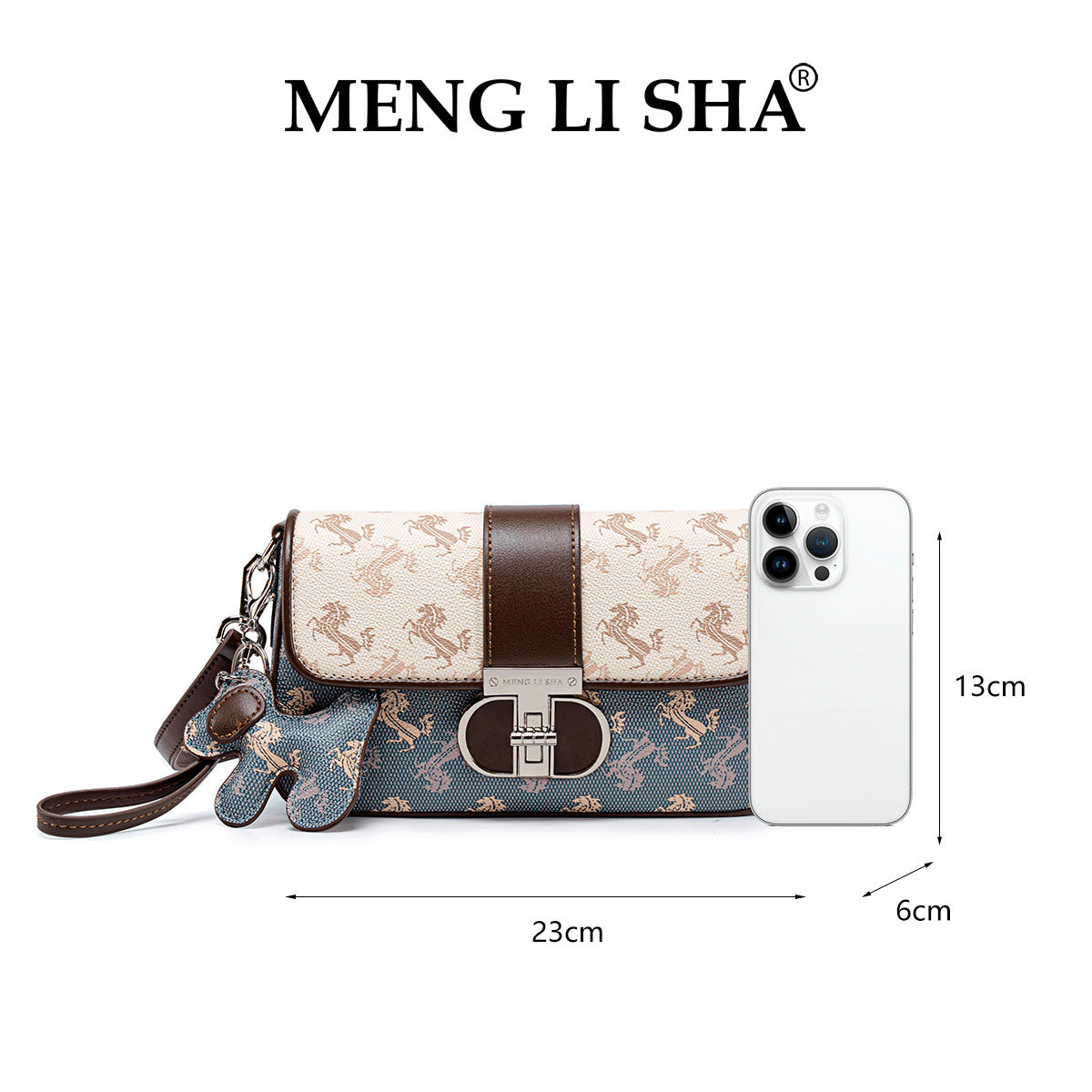 Spring and summer new bag women's high-end small square bag fashionable and simple shoulder messenger bag underarm color matching shoulder bags