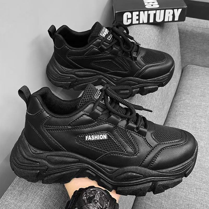 Men's shoes 2025 new arrivals: unique platform sneakers, breathable mesh, trendy casual athletic shoes, white sneakers, dad shoes for men