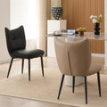 Dining chair light luxury high-end plaidfor home modern living room dining chair hotel chair negotiation chair balcony casual dining chair