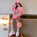 Girls' summer outfit set - new  styles for older girls: trendy summer activewear, popular kids' summer fashion