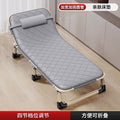 Foldable single bed sheet nap bed household simple lunch break accompanying bed portable adult camping bed office recliner