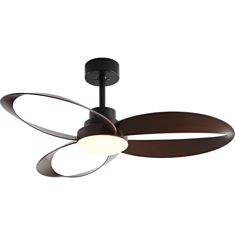 Intelligent Zhongshan Lighting Electric Fan Chandelier Creative Home Dining Room Full Spectrum Ceiling Fan Light Nordic Living Room Fan Light