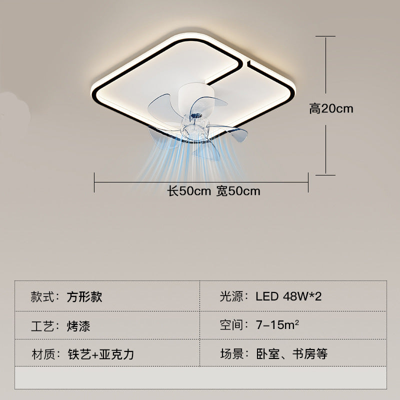 2025 new simple atmosphere living room light personalized design cloud fan ceiling light whole house combination lighting package