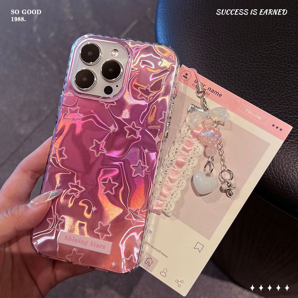 ripple pattern iphone 17 air case, gradient iphone 16 protective cover, compatible with multiple models