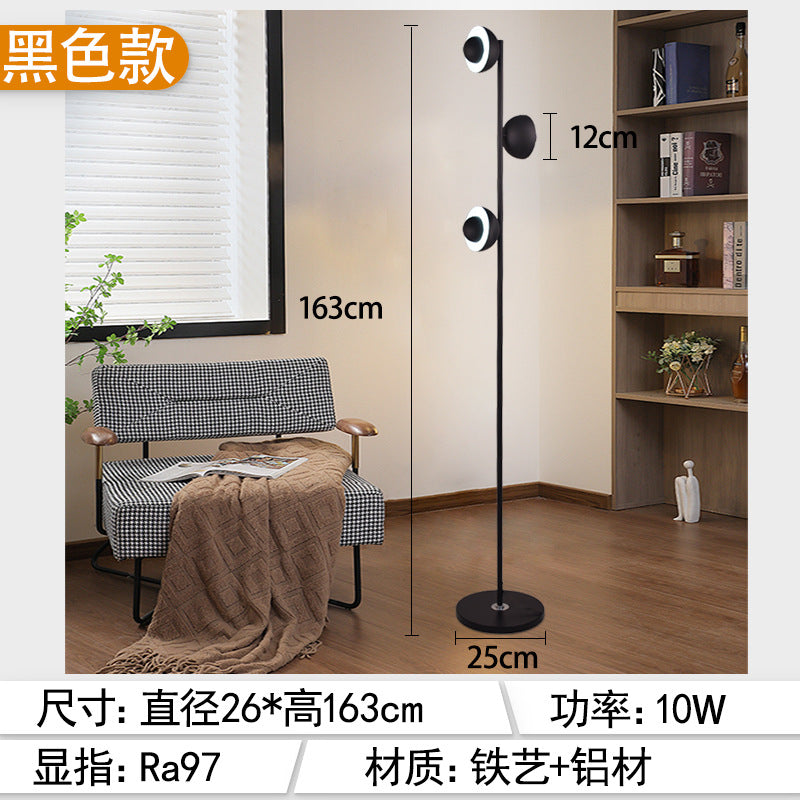 Minimalist floor lamp for living room - designer creative modern simple bedroom study ambient light - freestanding lamp for beside sofa