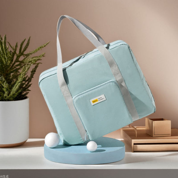 Beilian folding travel bag, fabric clothing packing duffel bag, business trip travel expandable storage bag wholesale