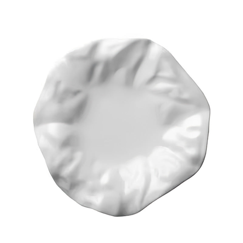 Casual boutique dish plate restaurant asymmetrical ceramic plate special-shaped stylish artistic conception for home creative cold dish plate