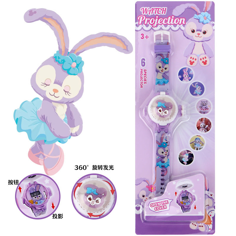 2025 new children's light-up spinning top watch - flashing creative rotating top watch - kindergarten small gift toy