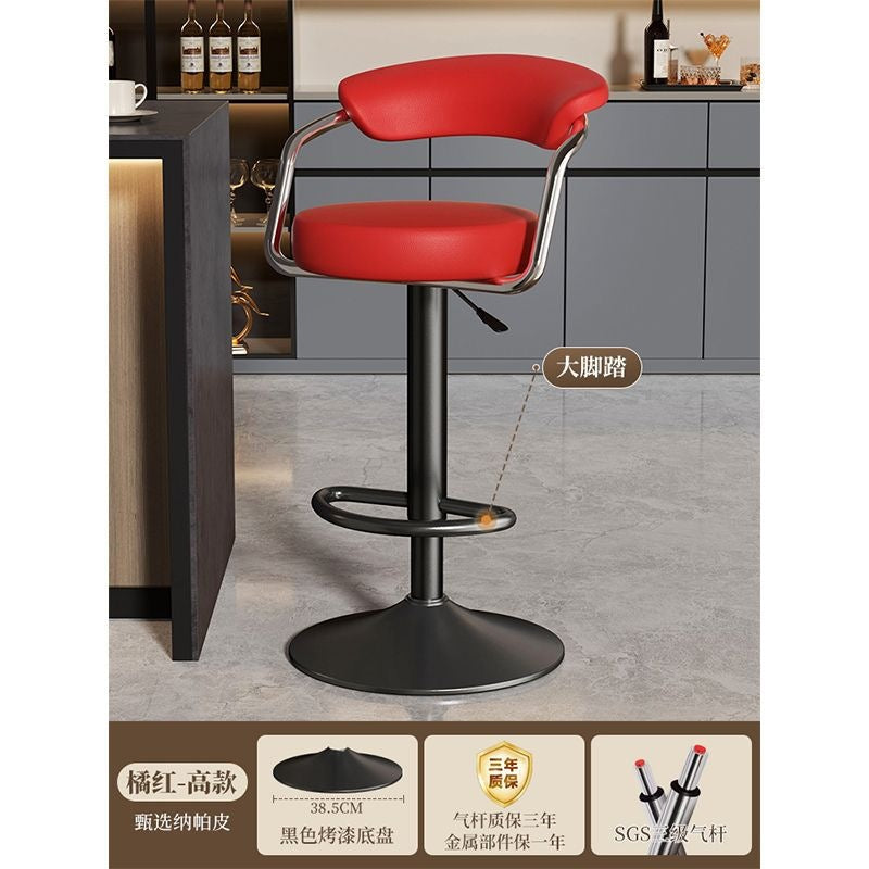 Bar stoolaccessible luxury high stool adjustablerotate bar stool cashier chair for home bar chair commercial island chair