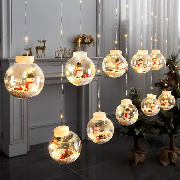 LED Christmas curtain lights star lights Internet celebrity decoration room layout outdoor lights flashing lights string lights star lights