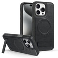 Leather stand foreign trade model compatible with iphone 16 phone case apple 17 pro max crystal shield magnetic protective cover 14