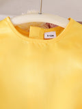 Children's clothing shein cross-border girl suit yellow dress baby girl suit