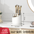Desktop storage box transparent cosmetics accessible luxury rotatable compartment makeup dustproof storage rack dressing table storage tube