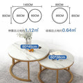 Accessible luxury small coffee table mini coffee table small apartment living room for home tea table casual rental house simple small round table