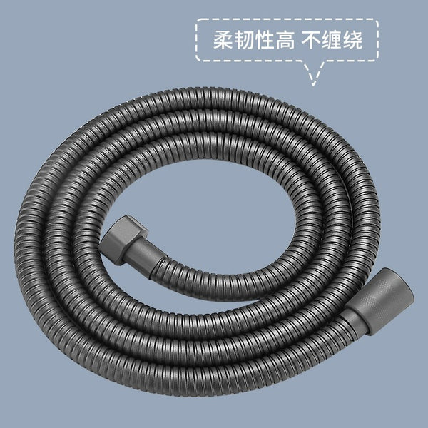 Manufacturer wholesale stainless steel shower hose triple explosion-proof leak-proof bathroom water heater nozzle connection universal pipe