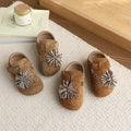 Korean style  fireworks birkenstock shoes girls' new outdoor flat retro slip-on casual shoes children's single shoes