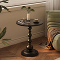 Accessible luxury sofa side table retro corner table iron bedside storage balcony small round table living room for home small coffee table