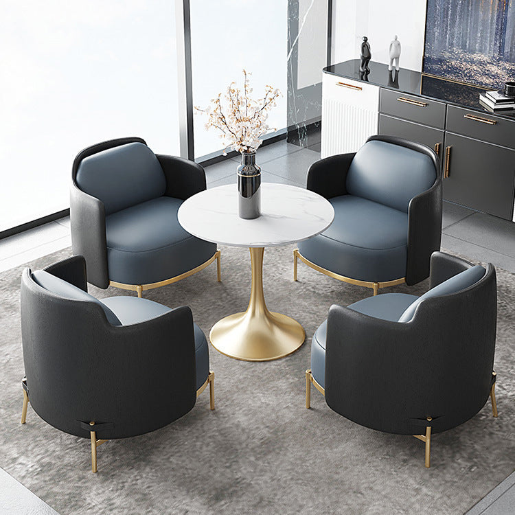 Hotel lobby popular casual sofa beauty salon business reception negotiation table and chairs cafe one table and four chairs slate