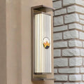 Outdoor solar wall lights for villa entryways, pillar lights, solar powered lighting, gatehouse lights, new chinese style wall sconces, courtyard lights