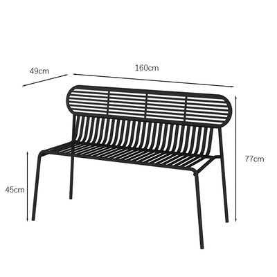 Simple wrought iron open-air table and chair combination balcony courtyard outdoor garden coffee shop milk tea shop outside leisure tables and chairs