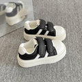 Campus style korean velcro thick sole shoes for women 2026 new arrivalspring sneakers white shoes student bread shoes for women