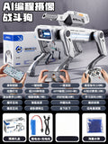 Camera-enabled programmable robot dog - water-shooting electric remote control robot dog toy - electronic pet birthday gift for kids