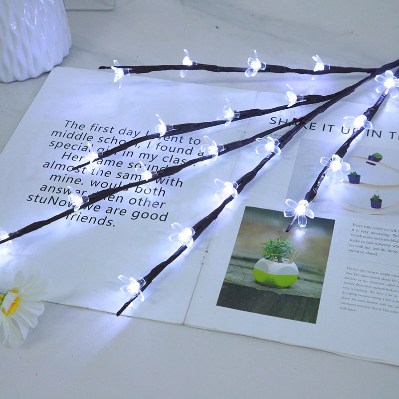 LED Cherry Blossom Lights Flashing Tree Lights Room Decoration, Lights Festival Lights Branch Lights 20 Home Vase Decoration