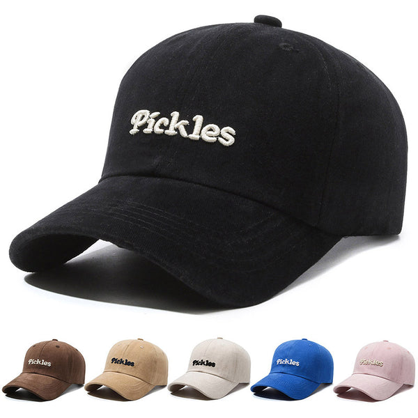 Hat Men's Outdoor Baseball Cap Women's Sunscreen Sun Hat Fishing Cap Embroidery Face Cover Face Small Cap