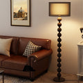 Retro 12-ball floor lamp (double-layer cover) black outside and white inside