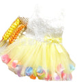 new korean style girls' dress - ethereal petal print, perfect for export. wholesale and dropshipping available