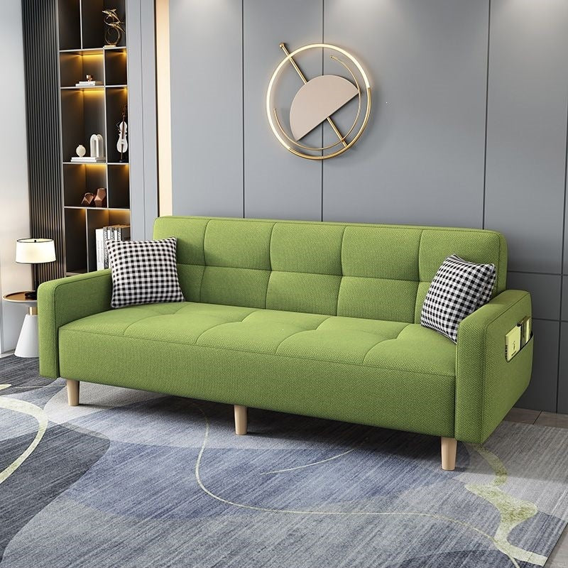 Folding sofa bed - new  model for small living rooms, apartments, and rental properties - 2-in-1 design