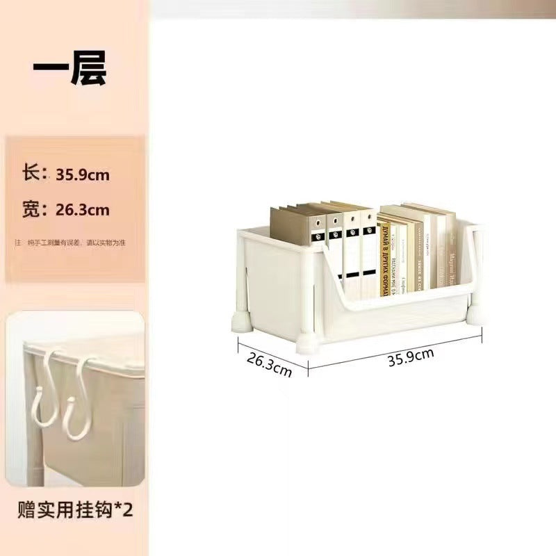 Mobile cart for home snacks, multi-tier storage shelf, living room bookshelf, mobile kitchen fruit and vegetable cart