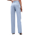 Pre-sale-15001# cross-border women's ins retro ripped women's high waist denim wide leg loose pants