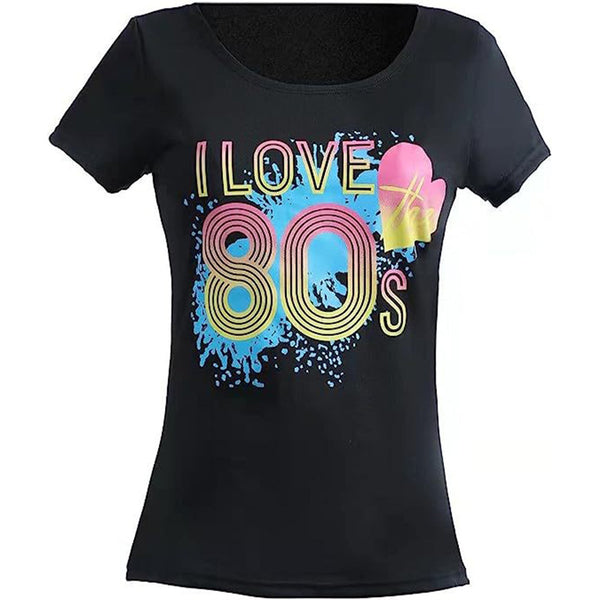European and American  hot-selling women's clothing knitted printed T-shirt  summer short-sleeved party top women's factory