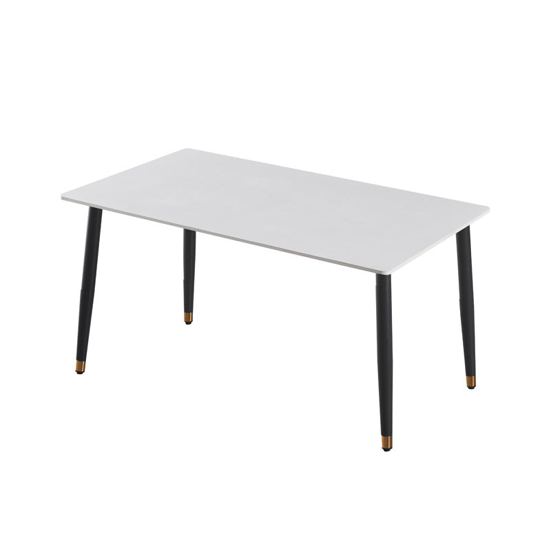 Rock slab dining table combination modern casual italian for home dining table small apartment rectangular simple dining table