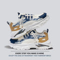 Authentic 2026 spring new arrival: stylish and breathable dad sneakers for students - versatile leather athletic shoes for work and casual wear