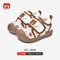 Toddler shoes for baby boys 0-1-3 years old, autumn/winter infant and toddler shoes for baby girls, soft sole functional fleece-lined thickened cotton shoes