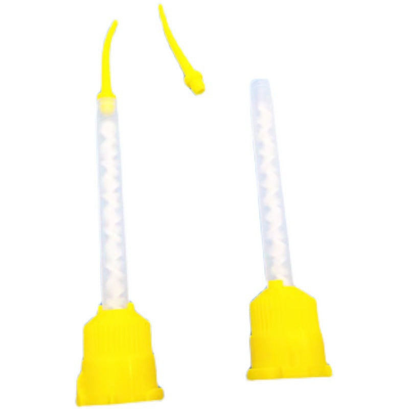 Dental double curing mixing head Silicone rubber lightweight mixing head Stirring head Delivery head Silicone impression material